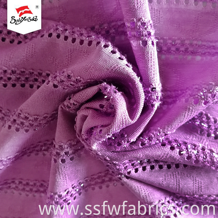 Good Wash Eyelet Jacquard Fabric